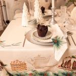 Набор новогодний New Years treat: скатерть 150?220 см ±3 см с ВГМО, салфетка 40?40 см-12 шт., 100% хлопок