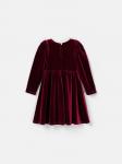 Платье бархатное с фонариками "Вишневый джем"