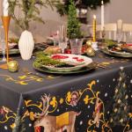 Набор новогодний Fairy tale: скатерть 150?220 см ±3 см с ВГМО, салфетка 40?40 см-12 шт., 100% хлопок