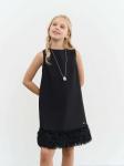 Платье "Уголь" 7+