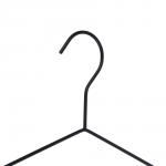 VETTA Вешалка с перекладиной, 41х19.5х0.3 см, металл, дерево, черный глянец