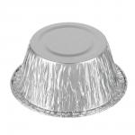 Форма алюминиевая для маффинов круглая, G-край, верхний d86мм, дно 56мм, h38мм, 130мл, CN21G