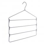 VETTA Вешалка-органайзер, 4 уровня, 41х42.5х0.38 см, металлическая с текстильным покрытием