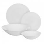 MILLIMI Бьянко Набор столовой посуды 19 пр., опаловое стекло