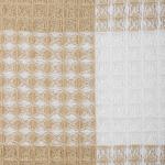 PROVANCE Basic Плед хлопок, 180х200см, клетка, бежевый