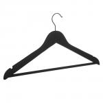 VETTA Вешалка деревянная, софт тач, 44.5x23x1.2см, черная