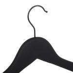 VETTA Вешалка деревянная, софт тач, 44.5x23x1.2см, черная