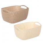 Корзинка вязаная тм VETTA, пластик, 21х16х10см