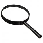 Лупа увеличительная d9  см, пластик, 3-х кратное увеличение