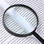 Лупа увеличительная d9  см, пластик, 3-х кратное увеличение