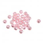 Набор бисера в виде жемчуга, 3x30шт, пластик, 4 цвета