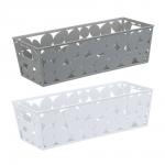 Корзинка для хранения тм VETTA, пластик, 25,5x10x7,5см, 2 цвета