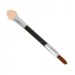 Аппликатор двухсторонний со спонжем и кистью 10 шт тм ЮНИLOOK , пластик, латекс, ворс нейлон, 7,5см