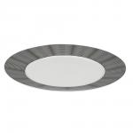 MILLIMI Графит Тарелка подстановочная, опаловое стекло, 26.5см