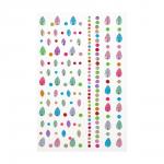 Набор стразы для лица тм ЮНИLOOK, самоклеящиеся