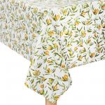 PROVANCE Лимонный курд Скатерть ПВХ 140х140см на текстильной основе, лимоны