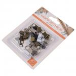 Набор бегунков для молнии 20 шт., металл