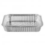 Форма для запекания, алюминиевая фольга, 21х15,8х4,3см, дно 19,6х14,4см, 1125мл, L-край, R29L