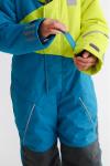 Комбинезон спортивный Colour block лайм-лазурь