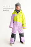 Комбинезон спортивный Colour block лайм-фиалка