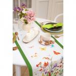 Дорожка на стол «Луговые цветы», 40?146 см±3 см, 100% хлопок, саржа 190 г/м?