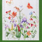 Дорожка на стол «Луговые цветы», 40?146 см±3 см, 100% хлопок, саржа 190 г/м?