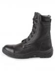 05-9011 BLACK Ботинки зимние мужские (натуральная кожа, искусственный мех)