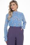 Блуза Роскошный шифон (небесный)