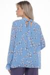 Блуза Роскошный шифон (небесный)