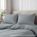 Набор: 2 наволочки поплин гл/кр 50х70 цвет: Атлантик