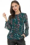 Блуза Волшебный шифон (грин)