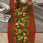 Дорожка на стол "Праздничная" 50*150 Еловая гирлянда