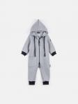 Комбинезон с капюшоном и накладным карманом "Жемчуг"