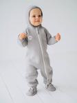 Комбинезон с капюшоном "Пепел" утепленный 0+