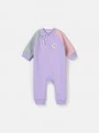 Комбинезон-косуха Колор блок "Лаванда" утепленный 0+