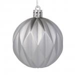 СНОУ БУМ Набор шаров 6 см, 6 шт, серебро, 26-128