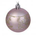 СНОУ БУМ Набор шаров 6 см, 18 шт, пластик, глиттер, 26-171