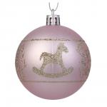 СНОУ БУМ Набор шаров 6 см, 18 шт, пластик, глиттер, 26-171