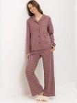 №Е20172 Пижама с брюками Геометрия