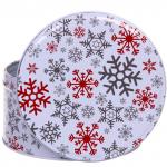 Банка жестяная "Снежинка" 900мл 13,5*7см