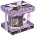 Кружка керамическая 280мл "Цветочный сад" в подарочной коробке