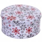 Банка жестяная "Снежинка" 2700мл 19,8*9см