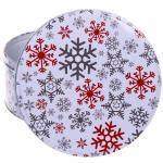 Банка жестяная "Снежинка" 2700мл 19,8*9см