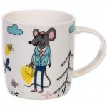 Кружка керамическая 350мл "Мышиная семейка"