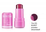 Alvin D`or Стойкий тинт 2 в 1 для губ и щек AD-59 в стике water jelly tint, т.02 розово-вишневый