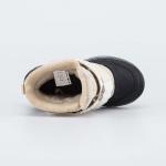 беж-чер ботинки дошкольная Комбинирован.