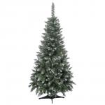 Ель искусственная "Европейская большая" 140 см с белоснежными кончиками, 280 веток, ПВХ
