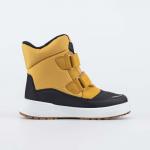 горчичный ботинки школьная Комбинирован.