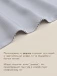 Пододеяльник 2-спальный SL Home, 180?220 см, светло-серый, модал