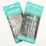 маска медицинская из нетканого материала одноразовая n5/sense/черная